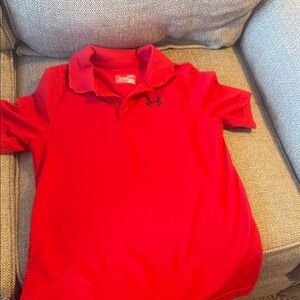 Under Armour Kids Bright Red Polo
